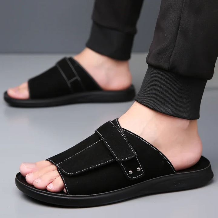 Cove Suede Slides