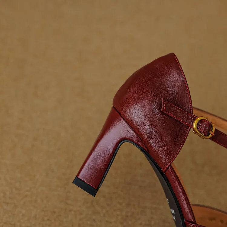 Audrey Strap Heels