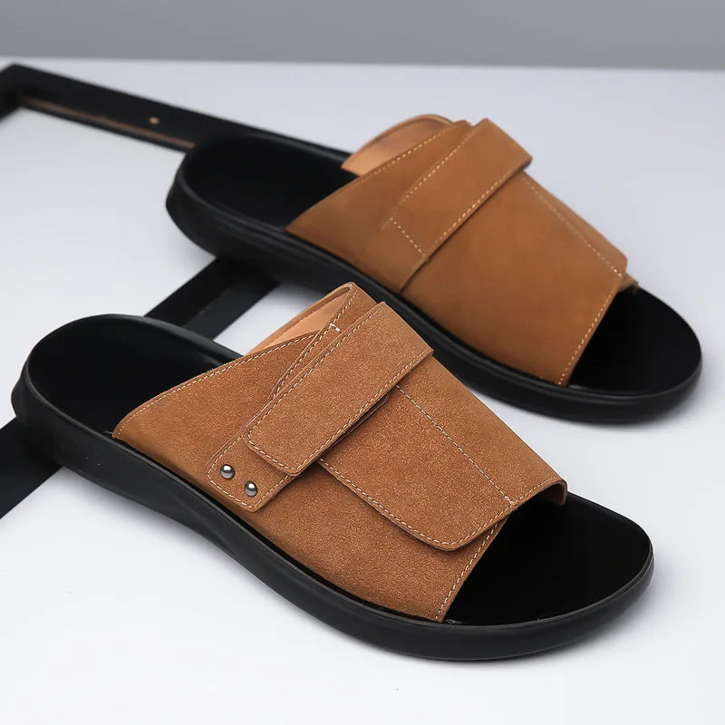Cove Suede Slides