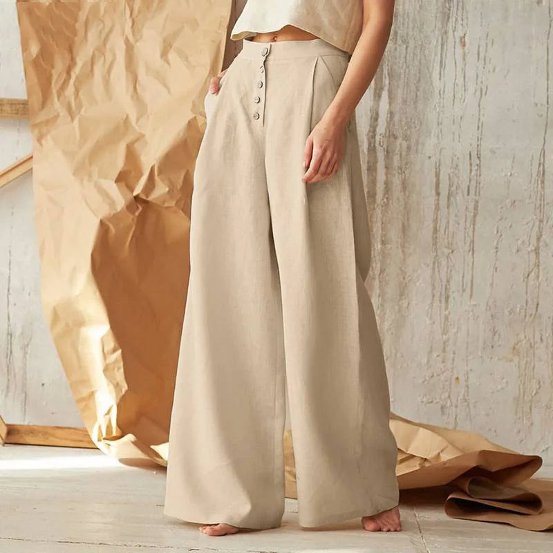 Lena Button Pants