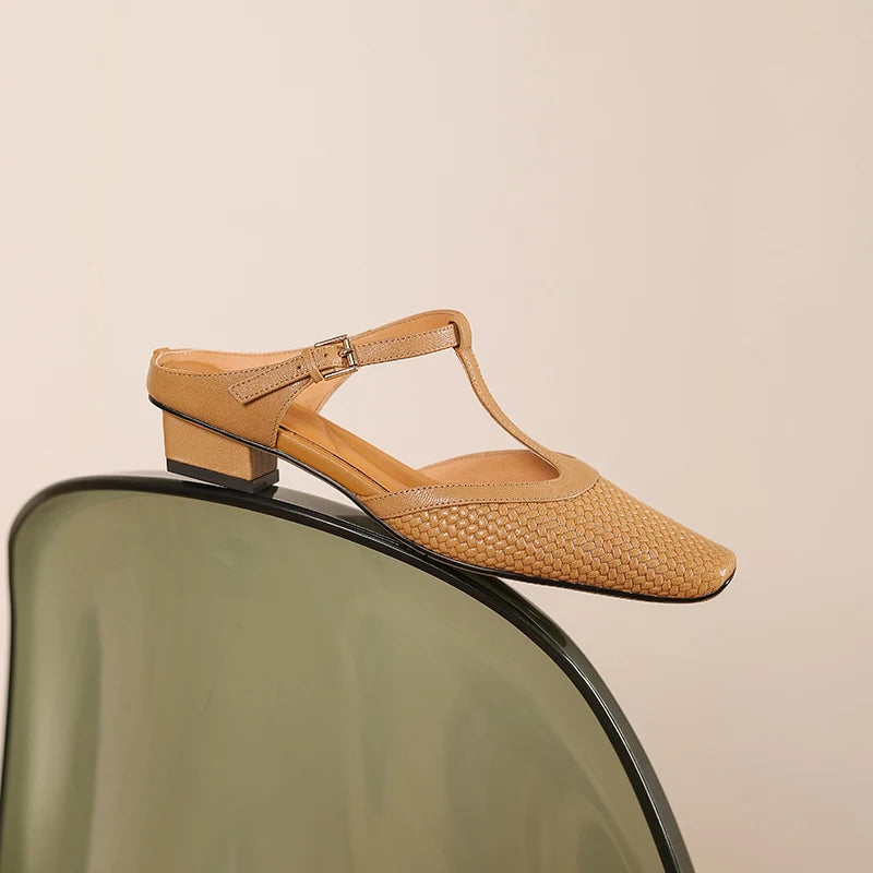 Elise Leather Mules