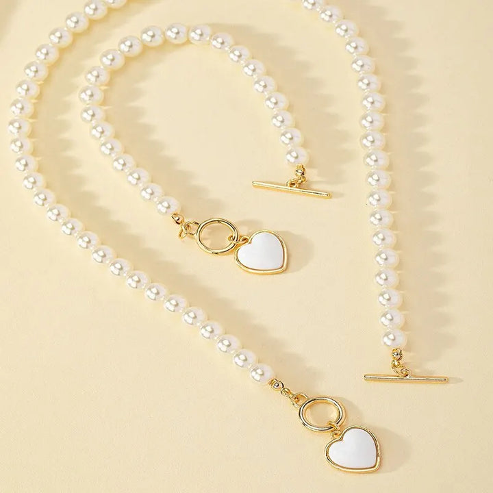 Pearl Heart Set