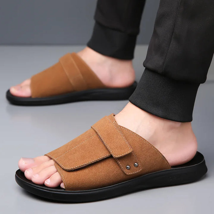 Cove Suede Slides
