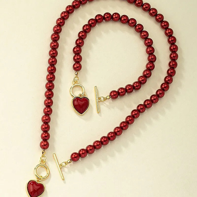 Pearl Heart Set