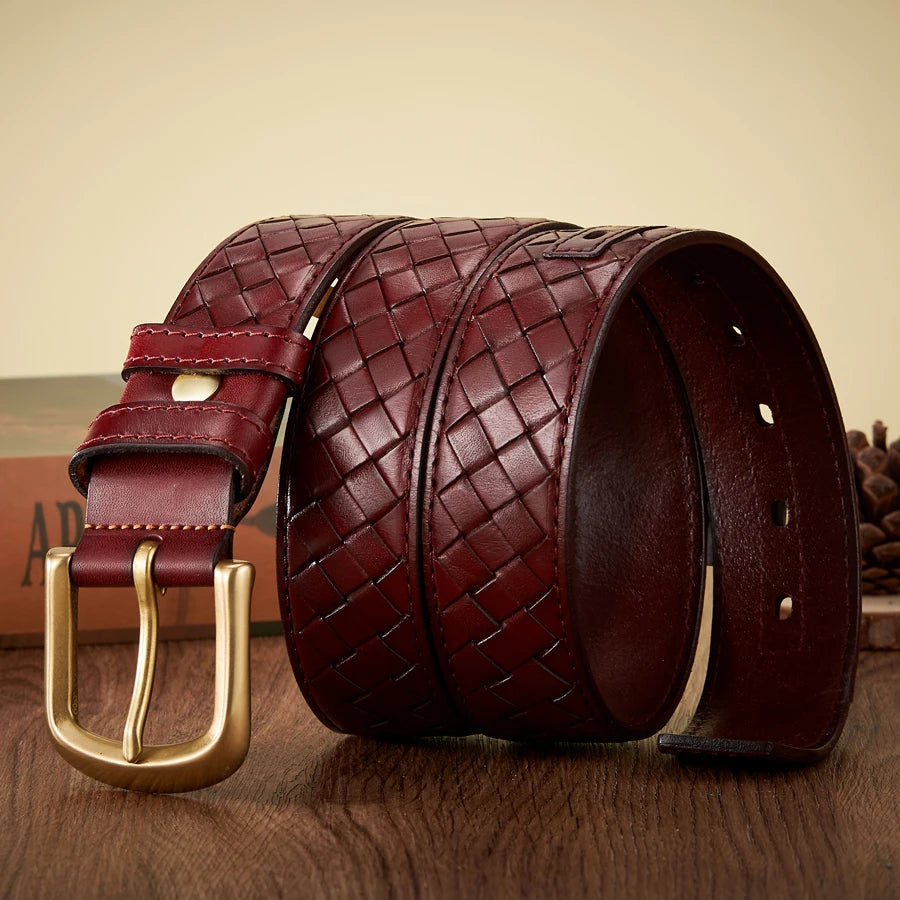 Bennett Braided Leather Belt