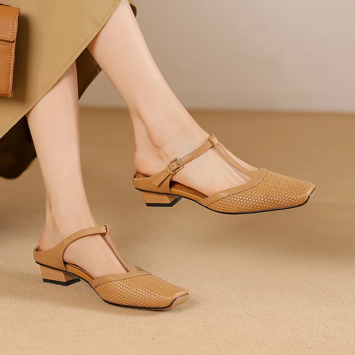 Elise Leather Mules