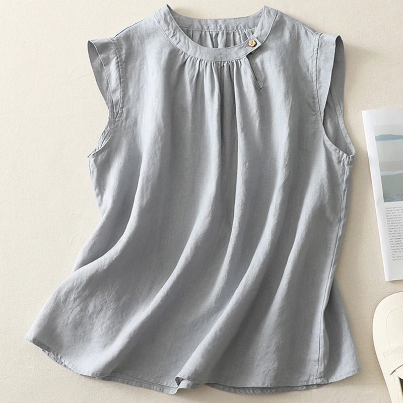 Breezy Linen Top