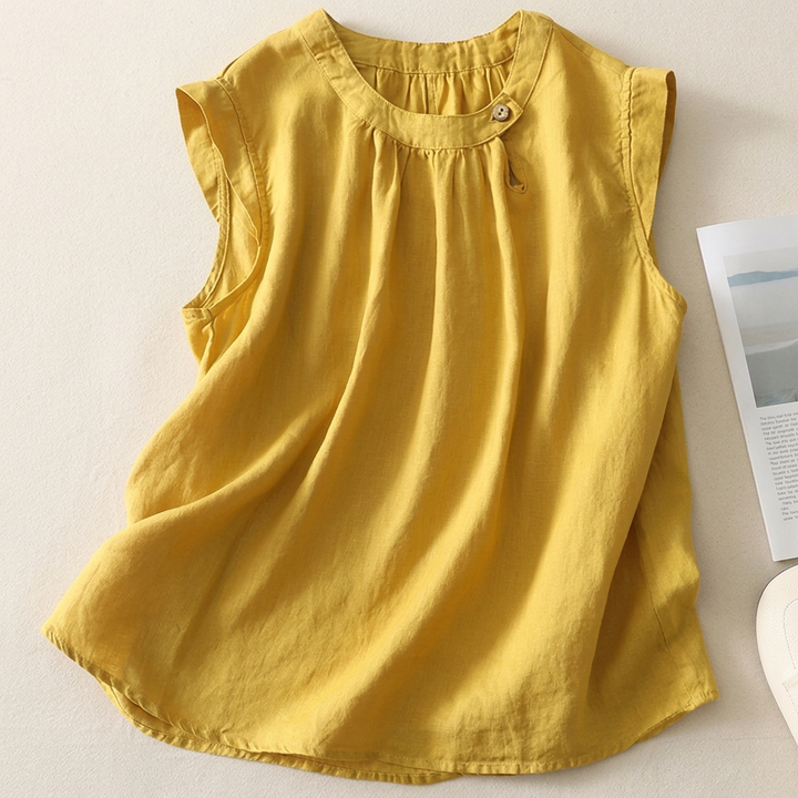 Sofia Linen Top